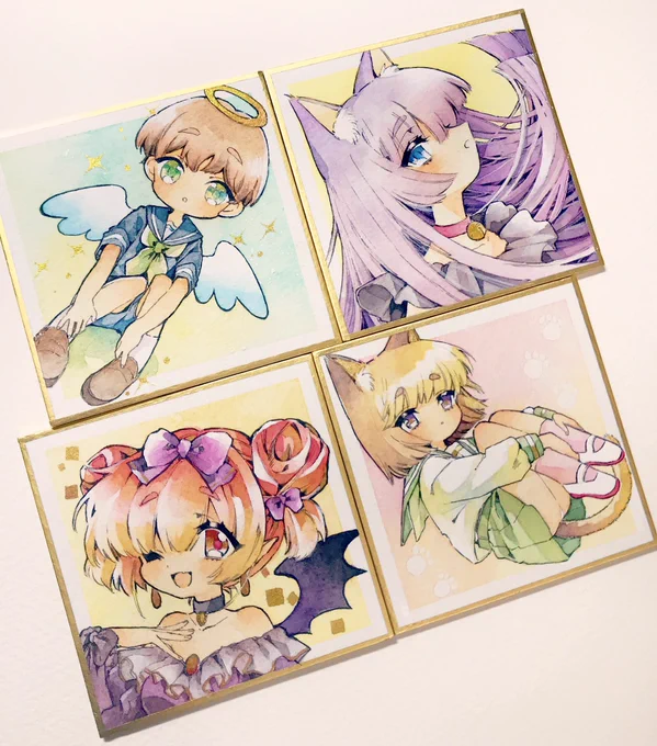 ミニ色紙完成✨ 