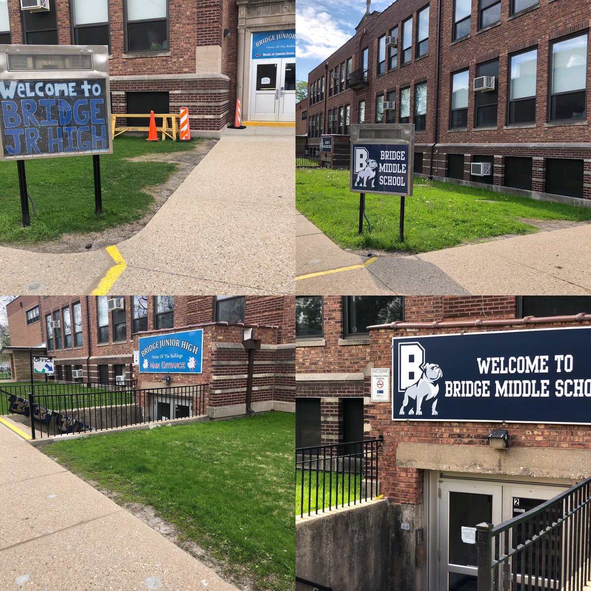 bobbyguercio's tweet photo. Enter the new @BridgeSchool2 Middle School!  Invest in your students so they can invest in their futures! @ChiPubSchools @CPSN1Chief @Network1CPS #BMS #futuressobright https://t.co/ATQHNQmWqu
