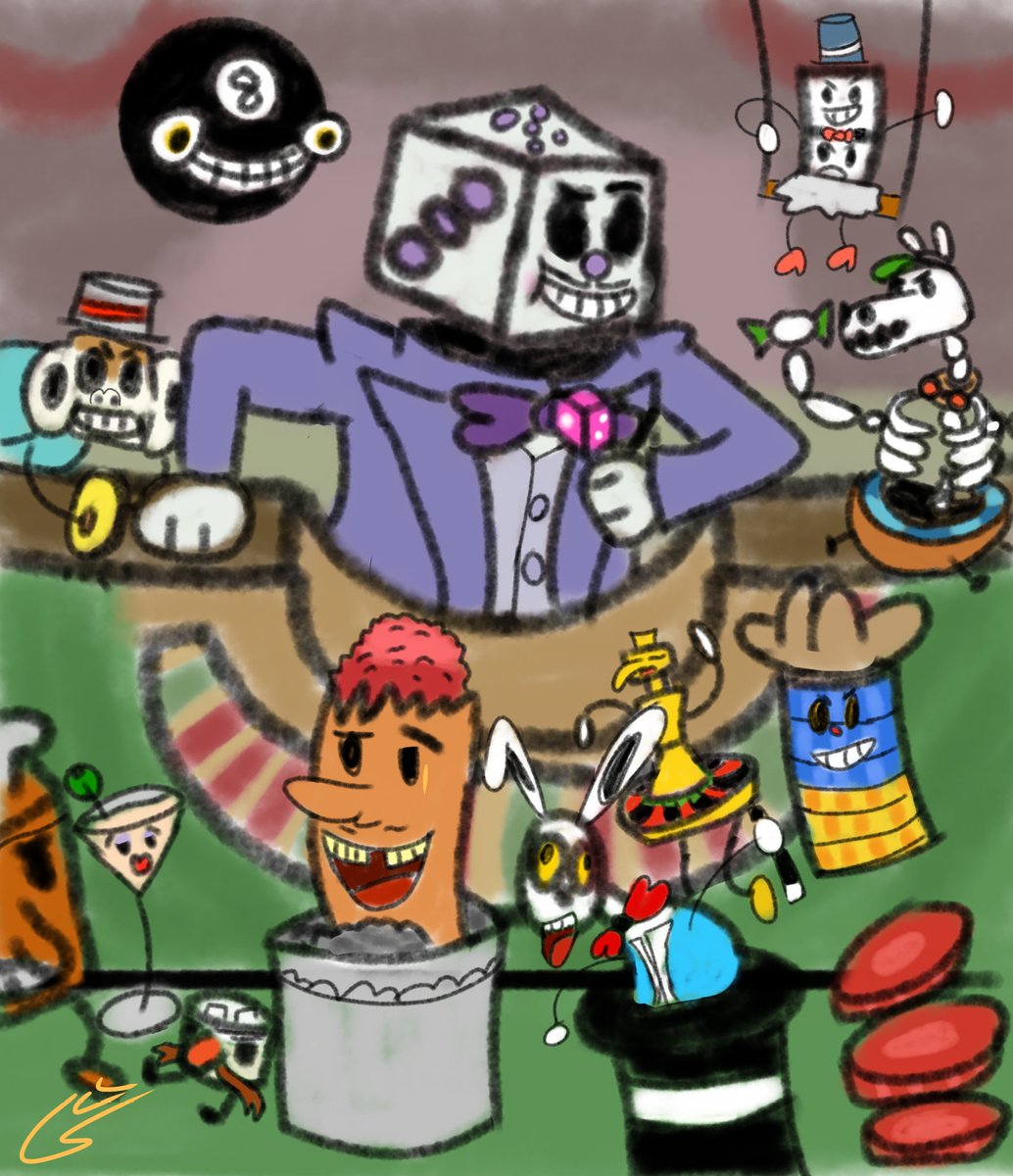 Men's Cuphead King Dice Ya Betta' Believe This Dice Is Loaded