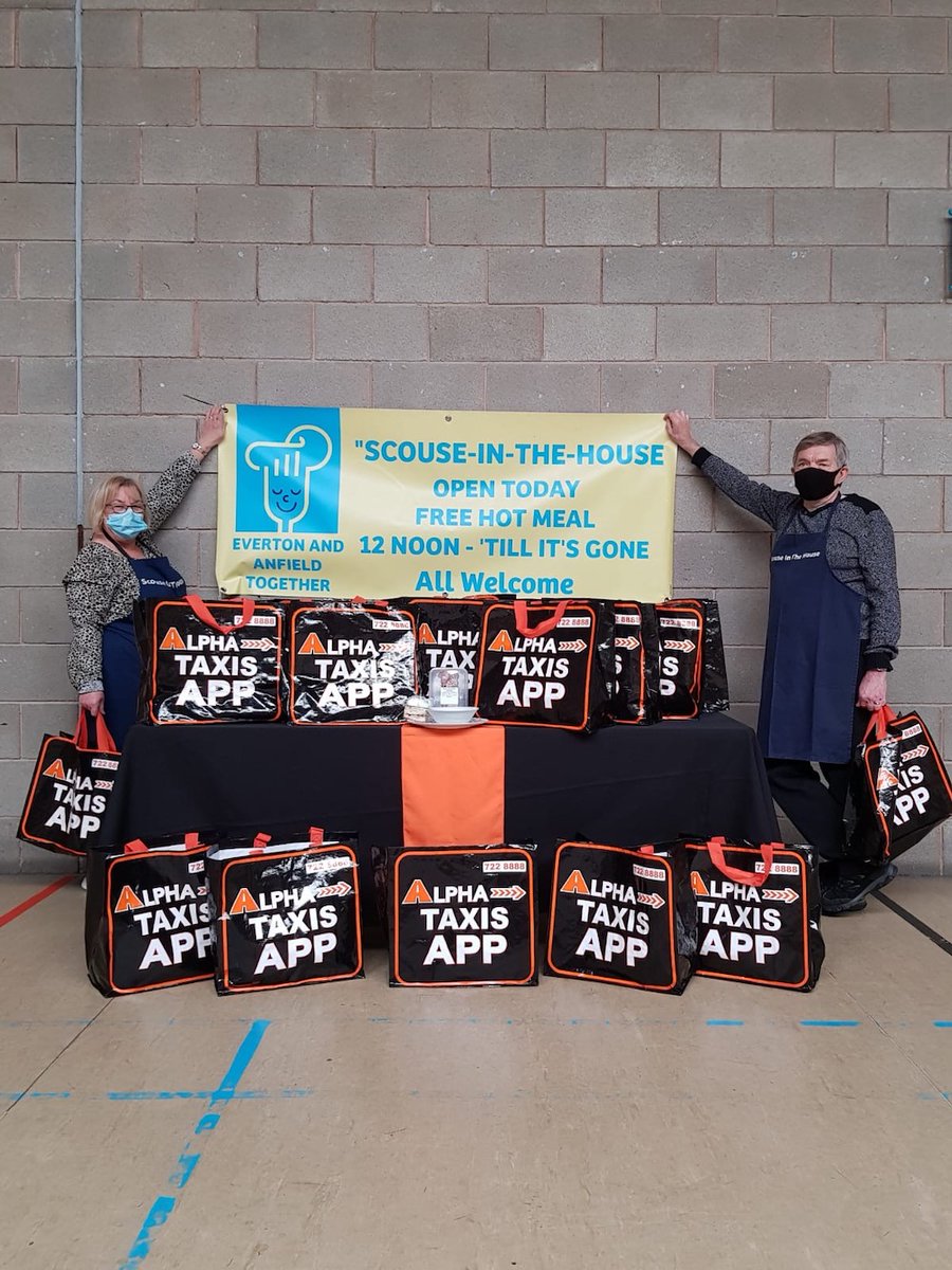 TheGuideLpool's tweet photo. Big well in to @AlphaTaxis! They donated over 300Kg of food and essentials this weekend to North Liverpool Foodbank 👏 https://t.co/PQGHXrs100
