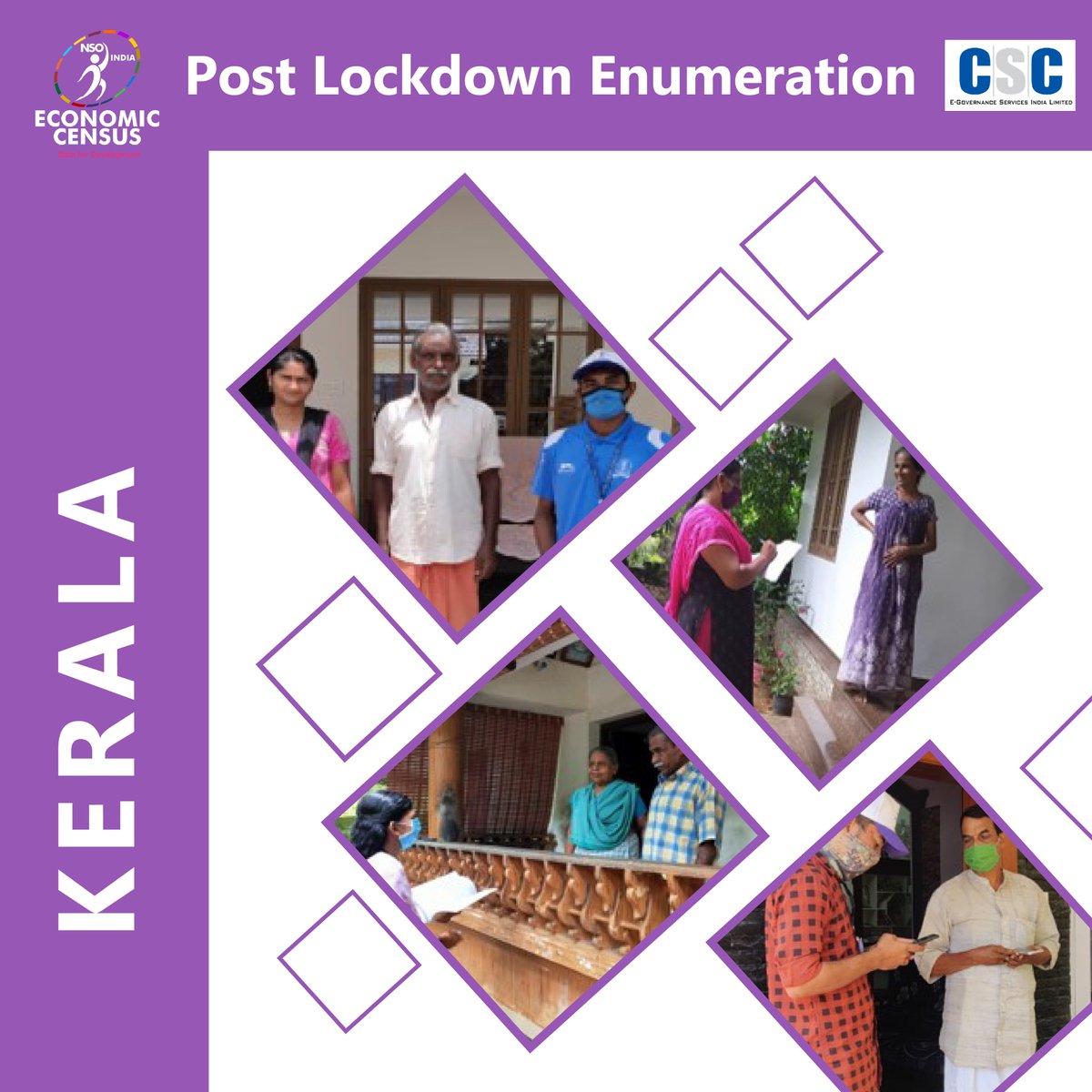 CSCegov_'s tweet photo. CSC Economic Census...

Post-Lockdown Enumeration in #Kerala...

#CSC #DigitalIndia #CSCEcoCensus #MondayMotivation #mondaythoughts #EconomicCensus https://t.co/lxI1AoWNtP