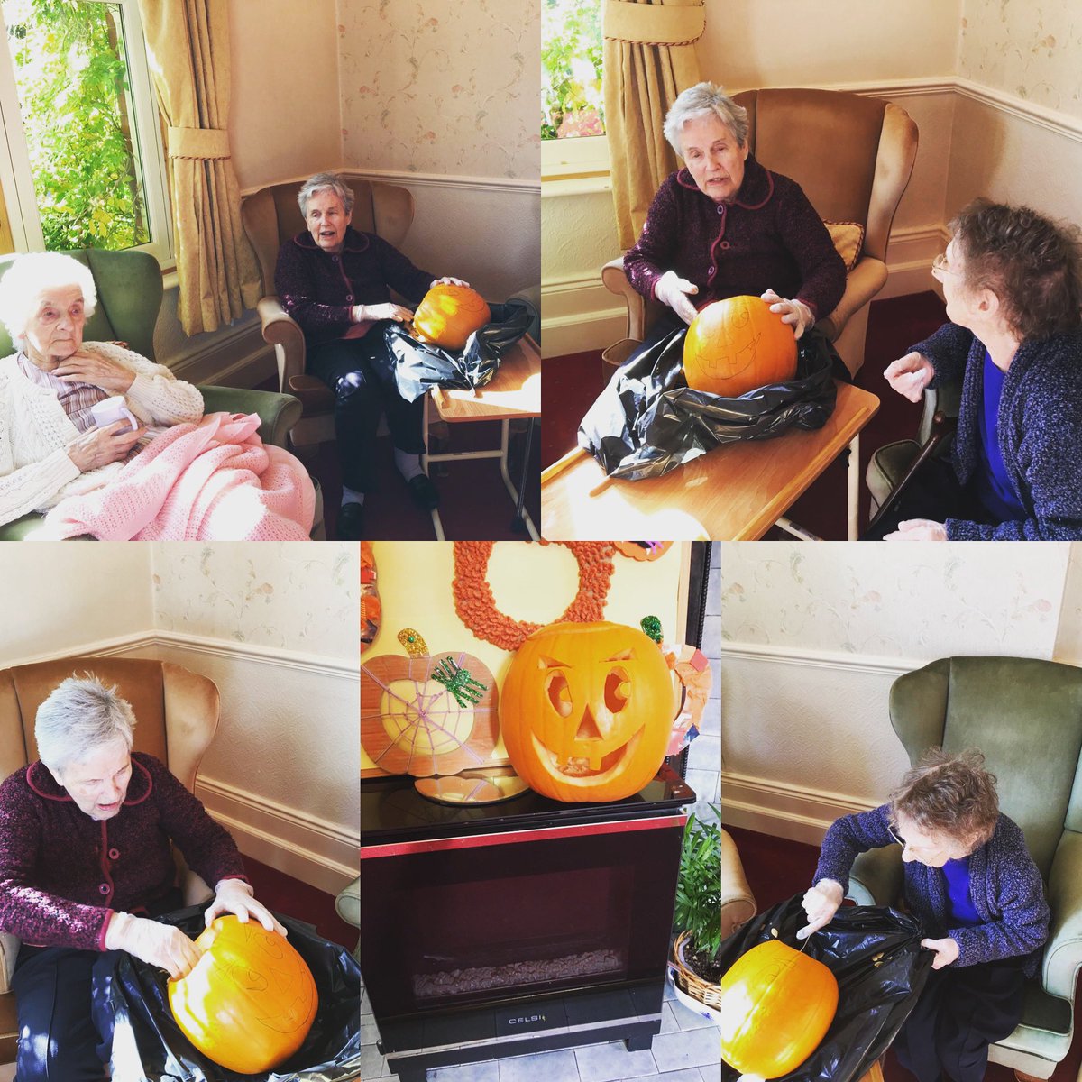 More Halloween fun this morning carving the pumpkins out!🎃👻 #derbyshire #residentialcare #elderlycare #halloween #pumpkin #activities 
wheathillshouse.co.uk