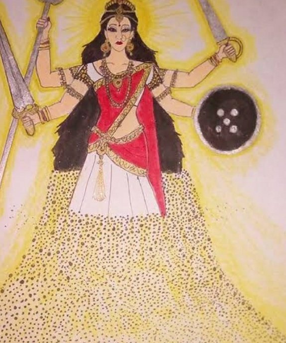 Due to her appearance in the Bhramar form, she is called Bhramari devi.Source-Devi puran