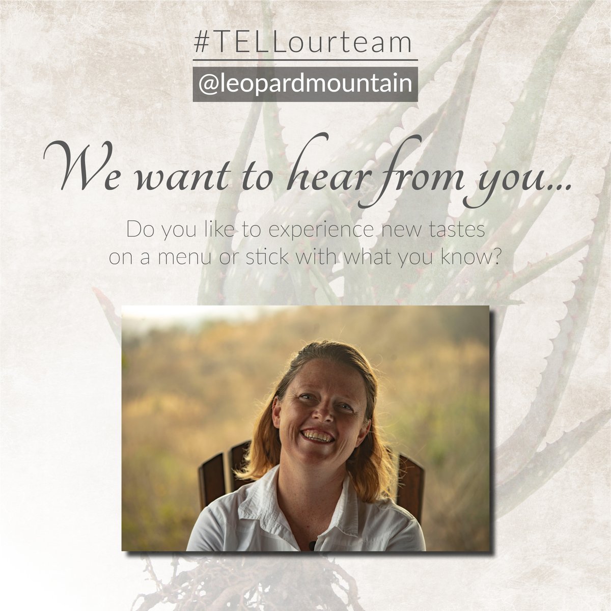 We love hearing from you...

#leopardmountain #tellourteam