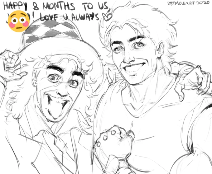 SRY FOR POSTING I COULDN'T HELP IT YOU DEADASS GOT ME BOUNCING OFF MY WALLS IN JOY AGDJAHFN THANK U SM @daddydeimos_art I LOVE U GRRRRRHDHEGRHRH BARKBAKR WOOF WOOF LOOK HOW STUPIDLY HAPPY SPEEDWEED IS,,,,,::/"/ I DONT DESERVE U 