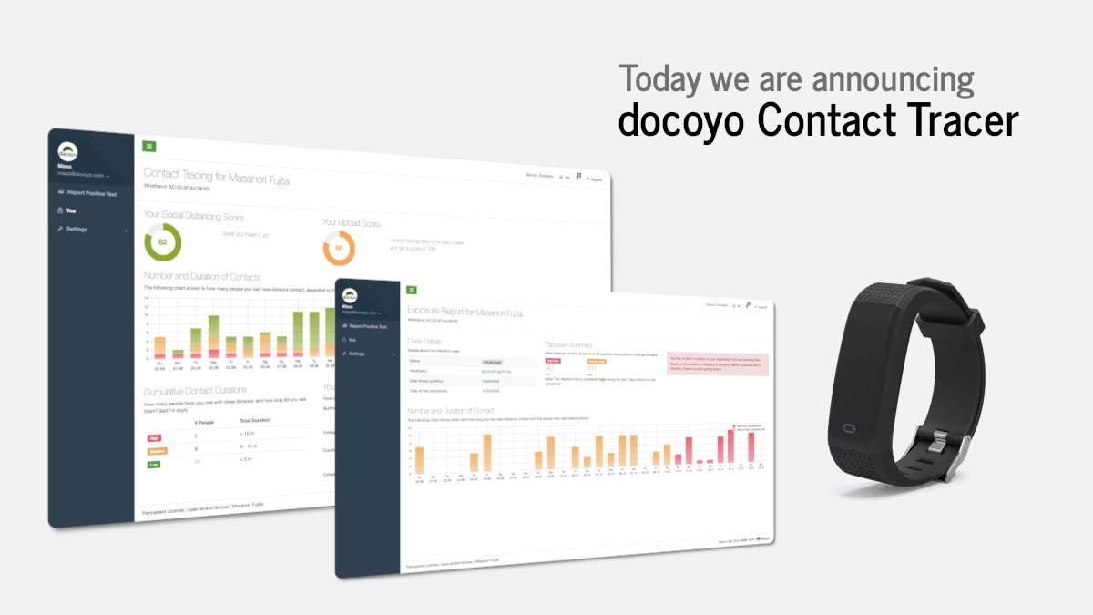 DocoyoCom's tweet image. How can docoyo contribute to the fight against COVID-19? Here is our answer: docoyo Contact Tracer motivates employees to practice social distancing, helps organisations to monitor compliance to distancing rules and to do #contacttracing right.  docoyo.com/tracer_l3