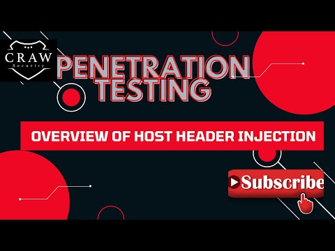 crawsec's tweet image. Overview of Host Header Injection | Practical in BurpSuite | Host Header | Penetration Testing 
youtu.be/0v3veAcoblI 
#PenetrationTesting #HostHeader #BurpSuite #Training #Certification #CrawSecurity