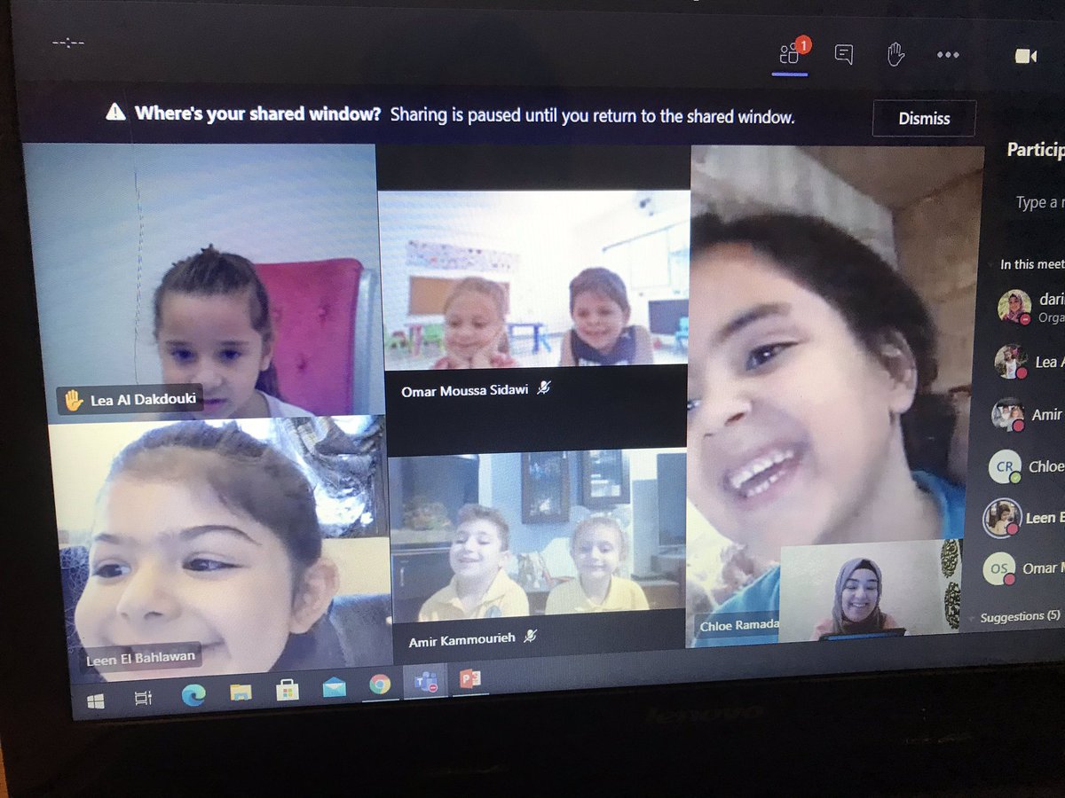 Darineyassine's tweet photo. Our circle time is always special! We smile, write the date independently &amp; share our knowledge together! #Sharing_benefits_of_apples #Having_fun #Days #Months #Home_School_Connection #KG3C @MicrosoftTeams @TawilNoor @Hhhsinfo @tbaassiri @RouaaChahine @DaraziFarah https://t.co/wHzJr6RL4K