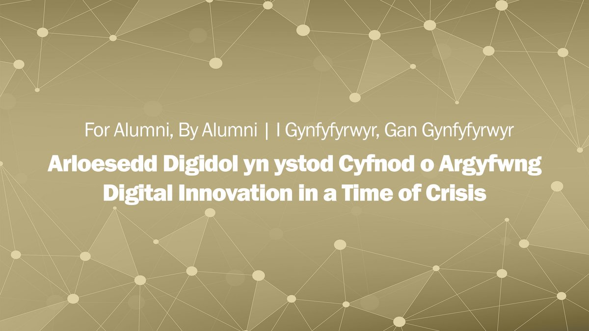 Our next For Alumni, By Alumni live event looks at digital innovation. @cardiffuni alumni George Bellwood (BA 2019) and Mared Jones (BA 2015, MA 2017) discuss how they’ve utilised digital innovation in response to COVID-19.
Book your place (4 Nov): https://t.co/oOCNFP4A15 https://t.co/pqUG86BX9Q