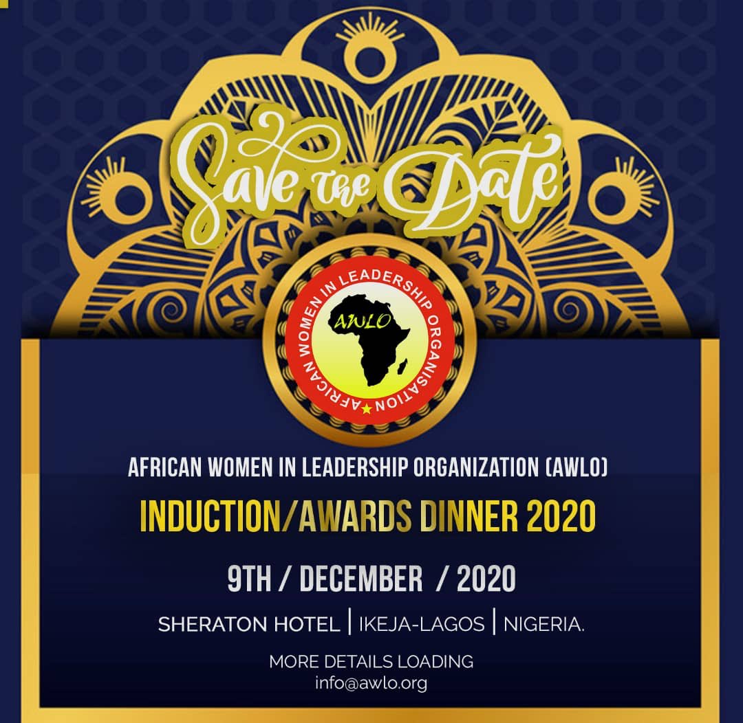 AWLOInt's tweet photo. Save the date for AWLO Induction and Awards Dinner holding on the 9th of December in Sheraton Hotel &amp; Towers, Ikeja Lagos Nigeria... https://t.co/8QL7tWrUc6

@ElishaAttai 

❇️ Join the 2020 class of AWLO Members at https://t.co/Kp9v9hzetq https://t.co/rn9v1juwM2