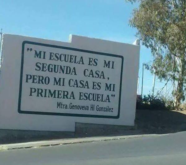 EcoInventos's tweet photo. Mi escuela es mi segunda casa, pero mi casa es mi primera escuela. https://t.co/PUmBtuCe2Z