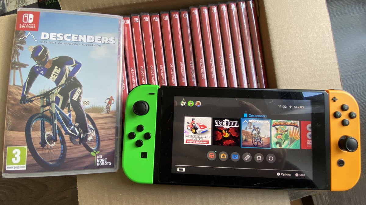 descenders switch release
