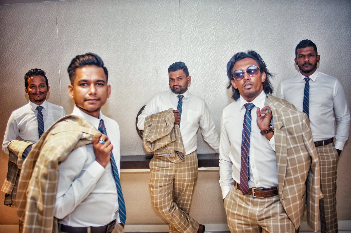 VoicePrint_Band's tweet photo. Once upon a time, There were five boys in a band! They were called ??? 😅
.
.
#voiceprint #mensfashion #boybands #badboys #bandsofinstagram #artistsoninstagram https://t.co/bBz7tyw5Vh