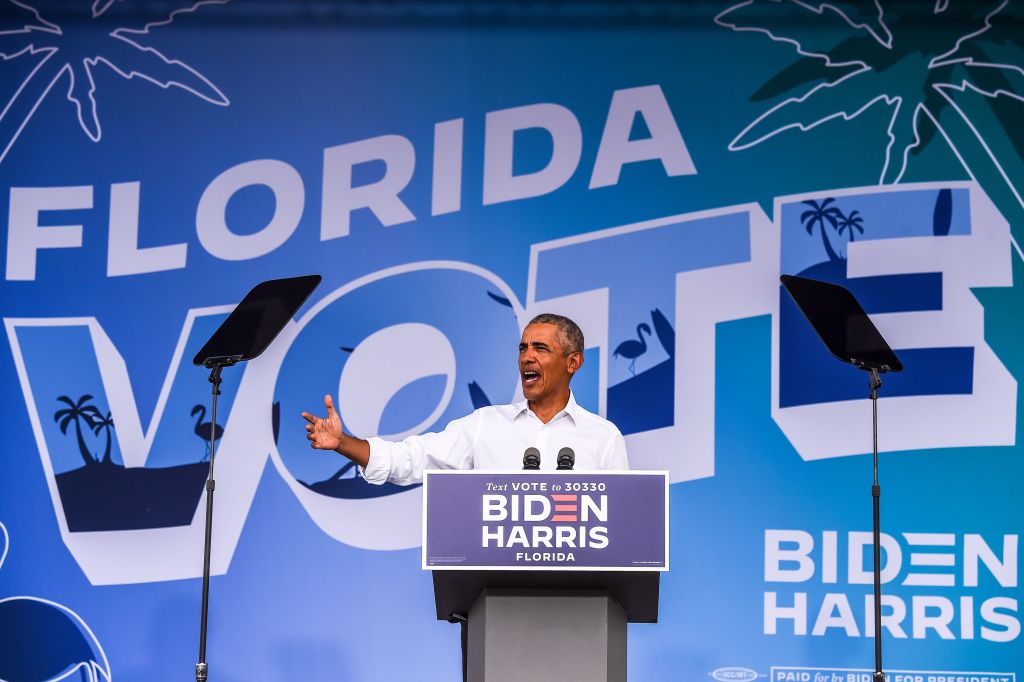 "We literally left this White House a pandemic playbook that showed them how to respond before a virus reached our shores," Barack Obama said at an #Election2020 rally for Biden on Saturday.
"It must be lost along with the Republican health care plan" https://t.co/2zsVbsTR6M https://t.co/8qtR6jRvuP