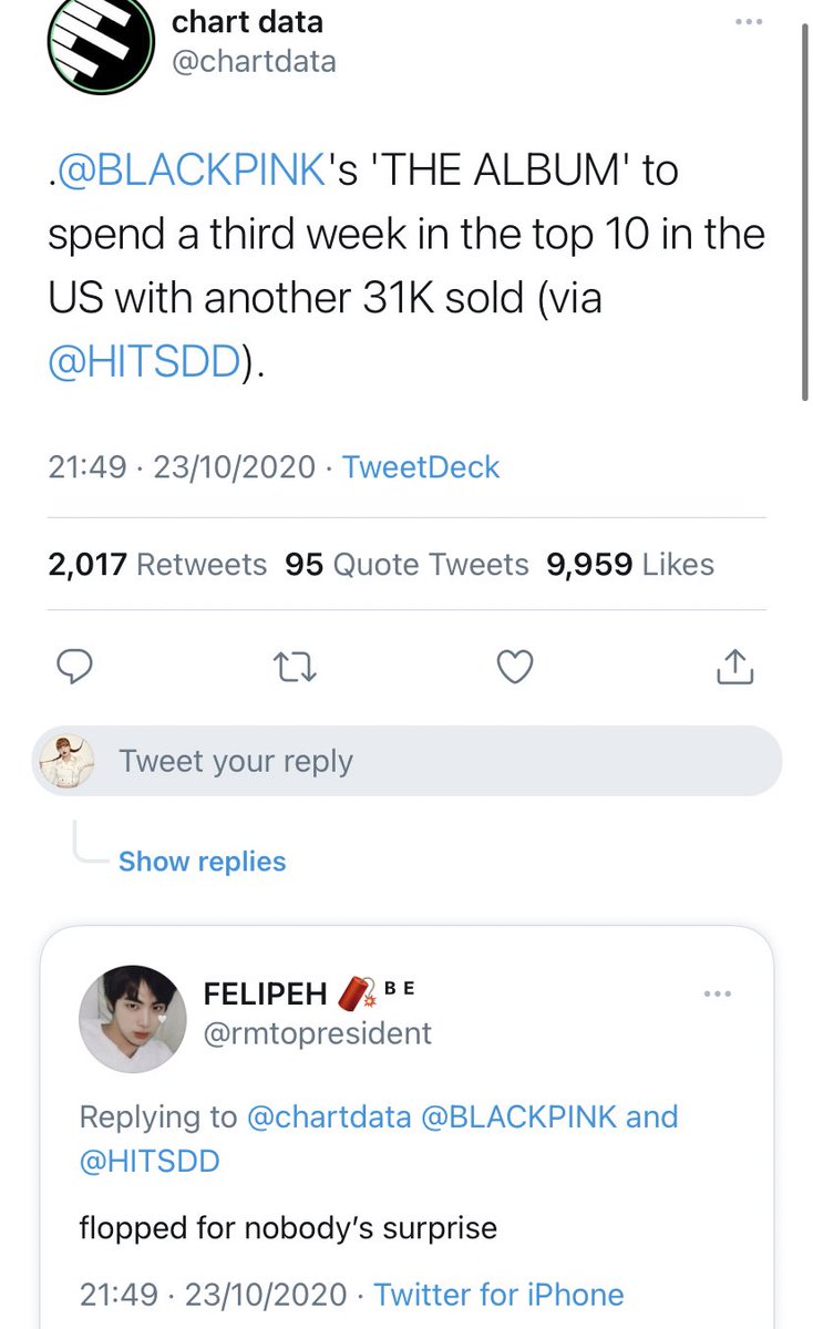 OT4_Police's tweet photo. 🚨URGENT!🚨

REPORT
➡️@.rmtopresident (https://t.co/iiRADtosrm)

For constantly belittling BLACKPINK.

REPORT AS❕
➡️Targetted Harassment
➡️Hateful Content
➡️Offensive/Disrespectful 

Receipts⬇️ https://t.co/4F2Piw8enc