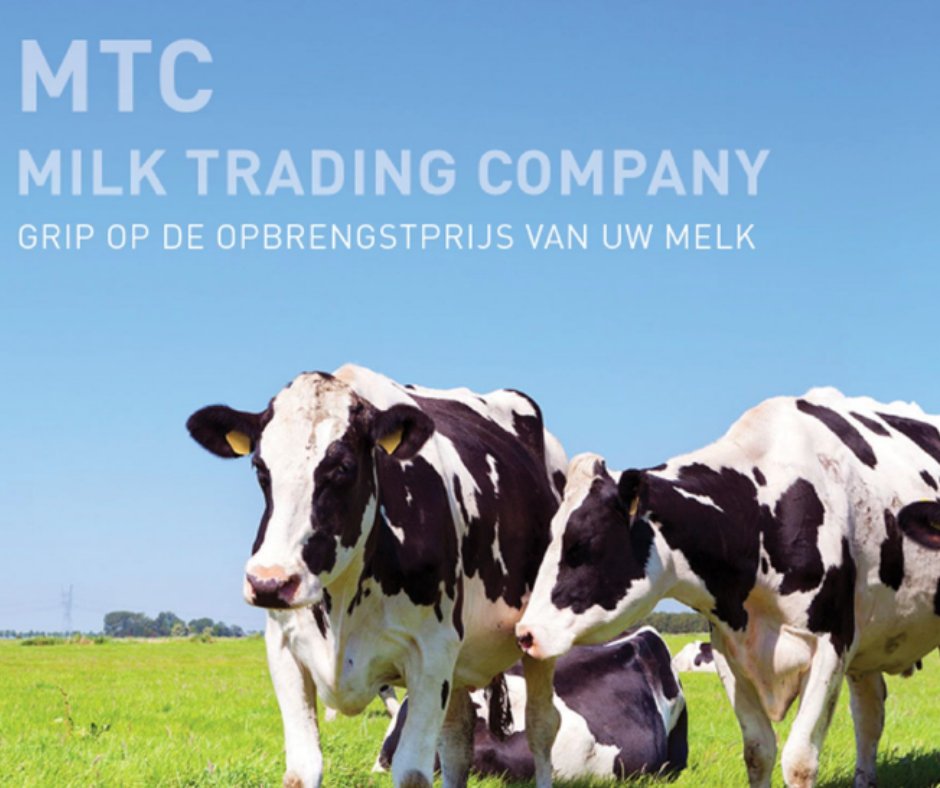 Milk Trading Company (MTC), Een coöperatie voor en door melkveehouders 🐮 die samen in actie komt op de melktermijnmarkt. 

Gratis bijeenkomst op 29 oktober, 10:30 uur in Evenementenhal Hardenberg 

Meld je hier aan: 👉
bit.ly/37HOZ0X