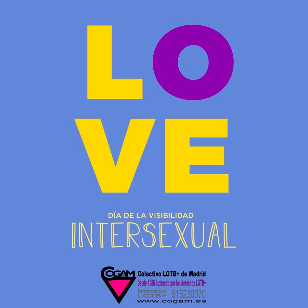 Hoy se celebra el día de la visibilidad intersexual y hemos estado charlando con Camino Baro, que nos cuenta sobre la diversidad intersexual y sus reivindicaciones 

youtu.be/xGs12evr7ew

#visibilidadIntersexual