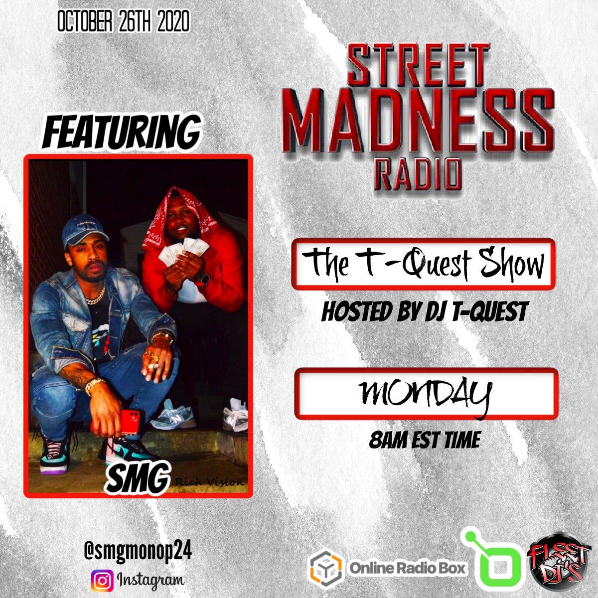 Another Hot Morning Show You Don't Want To Miss !! Hosted by the lovely <a href="/TQUESTGLM/">T-Quest</a> - The T-Quest Show interviewing recording artists @smgmonop24

#TQuestGLM #TheQuestEffectIsReal #thequesteffectisreal #lahhatl #tquest #TQuest <a href="/therealdjspins/">Dj Spins</a>