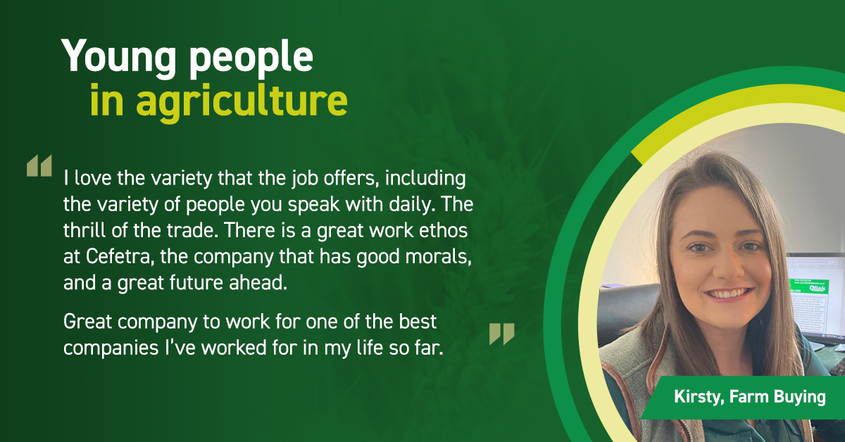 Cefetra's tweet photo. We are shining the spotlight on the next generation at Cefetra, as starters &amp;  graduates embark on new journeys at Cefetra! Today we are introducing you to the lovely Will and Kirsty from our #Farm #Buying team! Read more about them here: https://t.co/3Wn9P2eUQy #Agriculture https://t.co/SUc56t8r0K