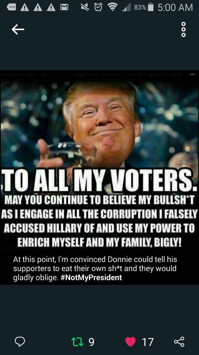 KINGTRUMPUSLIAR's tweet photo. TRUMP LOSES
JOE ORDERS FAST TRAK
STIMULUS CASH
MASKS AIR DROPPED DELIVERIES
COVID WILL FADE TO A TREATMENT OVER THE COUNTER FIX!
#GODBLESS
#VOTEDJOE
#UVOTEJOE
RID OF TV SHOWMAN IN MAKEUP N HEELS
#TUNEINTOWATCH
THEM LEAVE IN GOLD LIMOS
MUSHIN LEAVES COSTS MRALAGO https://t.co/Sk555x3Bbn
