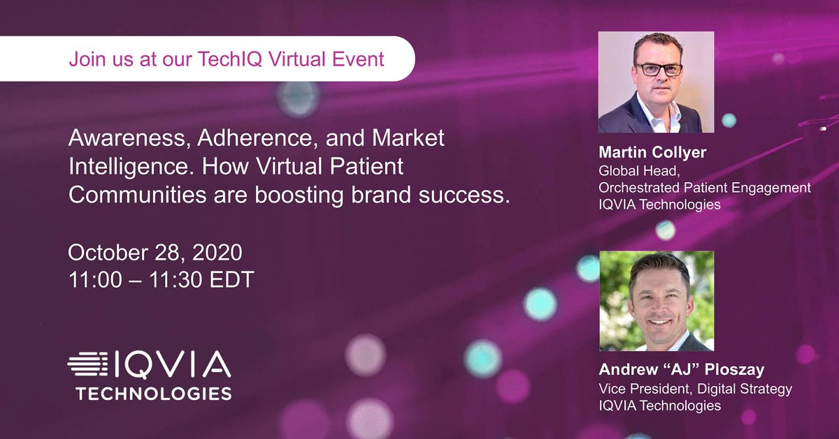 IQVIA_global's tweet photo. Nearly 50% of product launches over the past 8 years have underperformed. Join #IQVIATech #patientengagement experts at our #TechIQ Virtual Event this week to see how brands are boosting their commercial success: https://t.co/YkSPYDtSNi https://t.co/zBrfbVmsmX