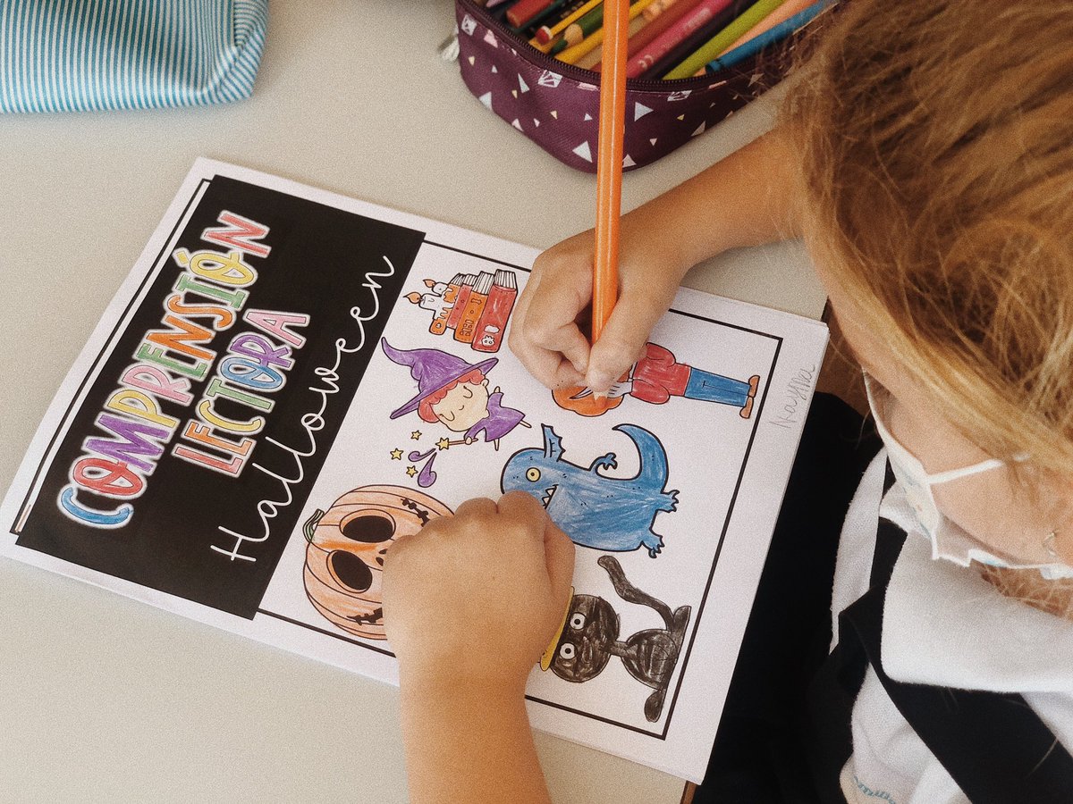 nazaretlapalma's tweet photo. #1PRIM / Trabajamos la #ComprensiónLectora a través de un material de #Halloween, temática motivante para los alumnos. #Contigo4punto0 https://t.co/wGt0hv9gHe