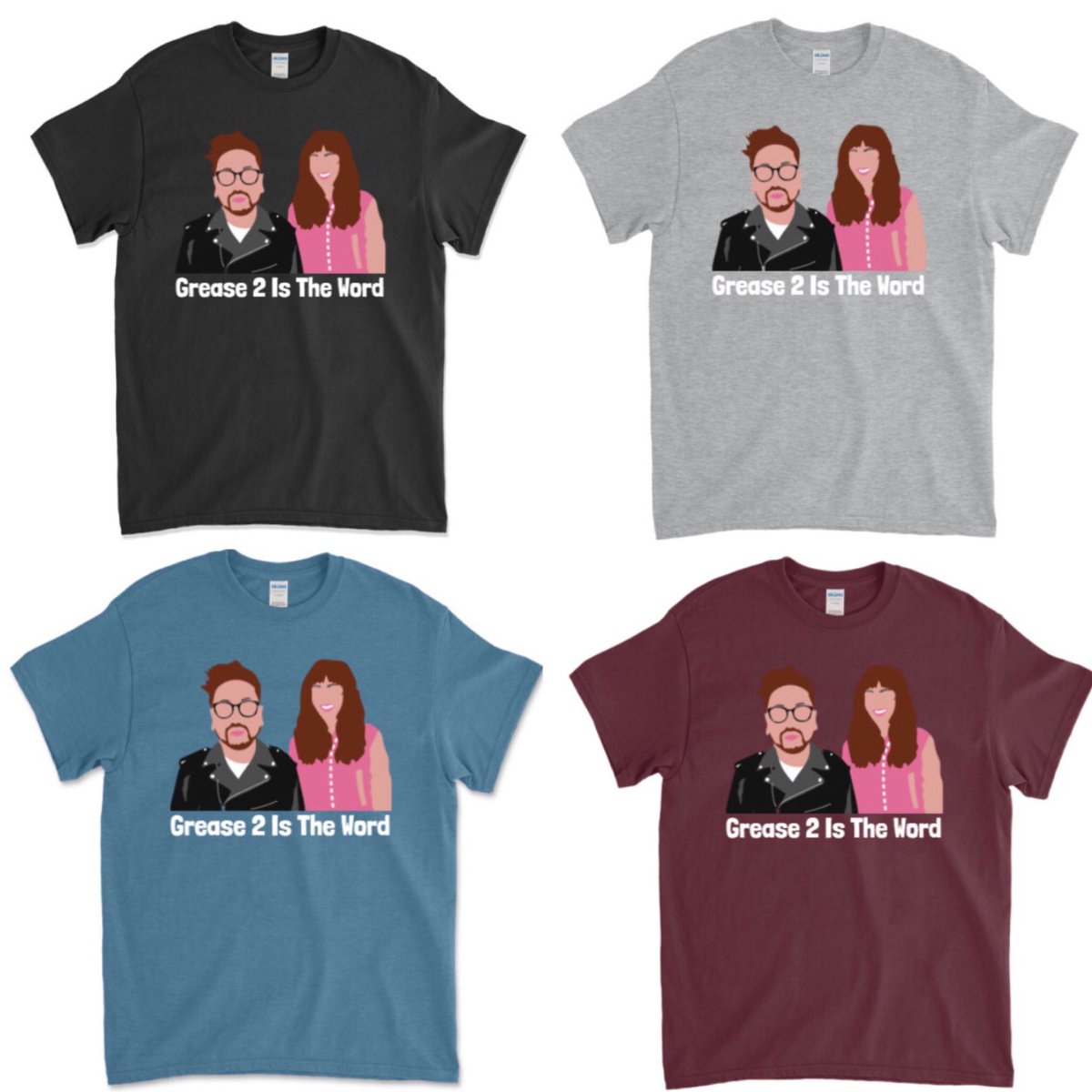 Do you listen to our Grease 2 podcast?
Well we’ve just launched these today.
Two week run on Mercht, so get in quick to get them.
We are going to donate all the profits to the Newcastle West End Foodbank, so all for a good cause.
Loads of colours too.
mercht.com/c/g2itw