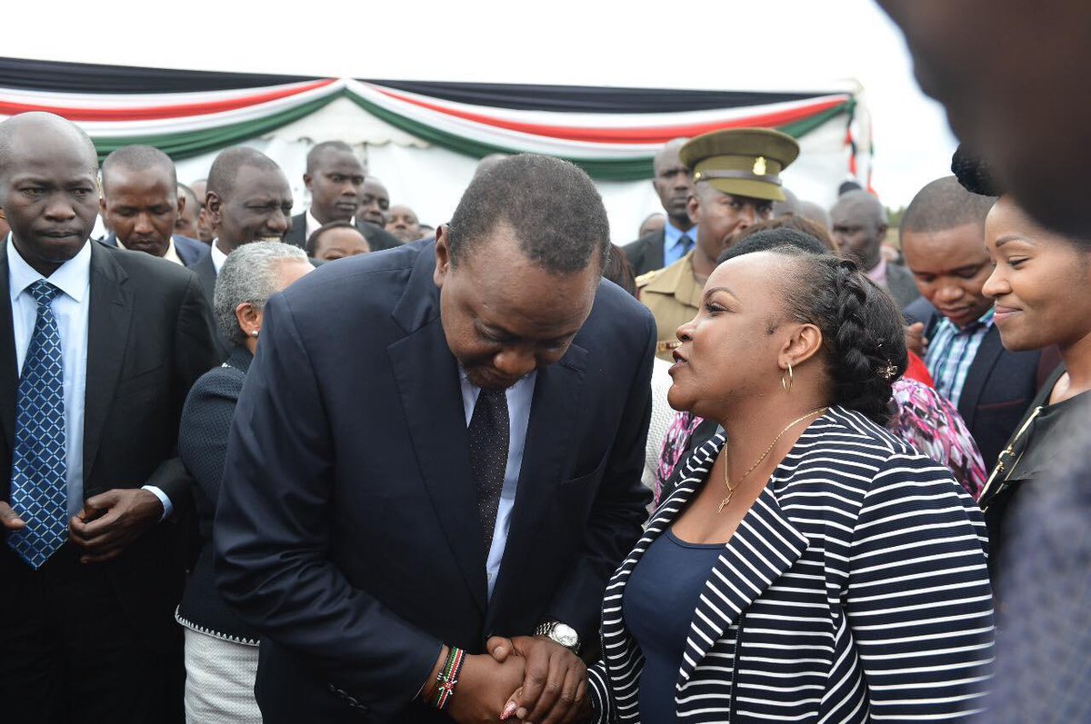 WanguiNgirici's tweet photo. Happy birthday mr. President HE Uhuru Kenyata. You will have a great legacy by leaving a united #HustersNation. https://t.co/ByTj7upY3Q