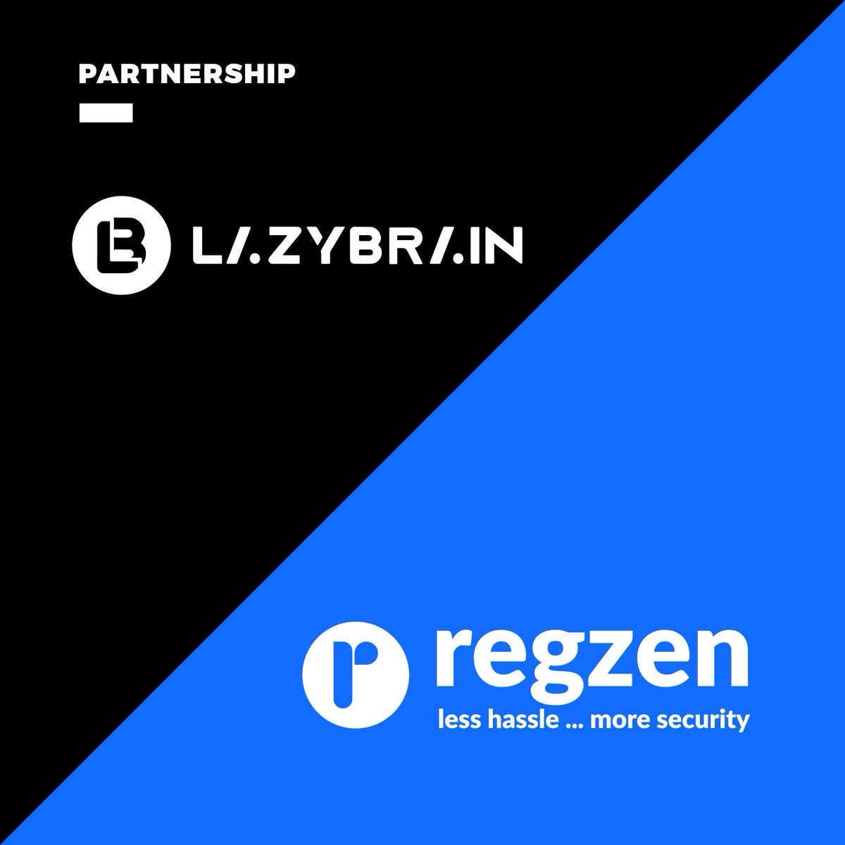 lazybrain_'s tweet image. We are so proud to announce another partnership with Regzen, Passwordless MFA for Enterprises.

#lazybrain #partnership #regzen
#enterprise #security #machinelearning #datascience