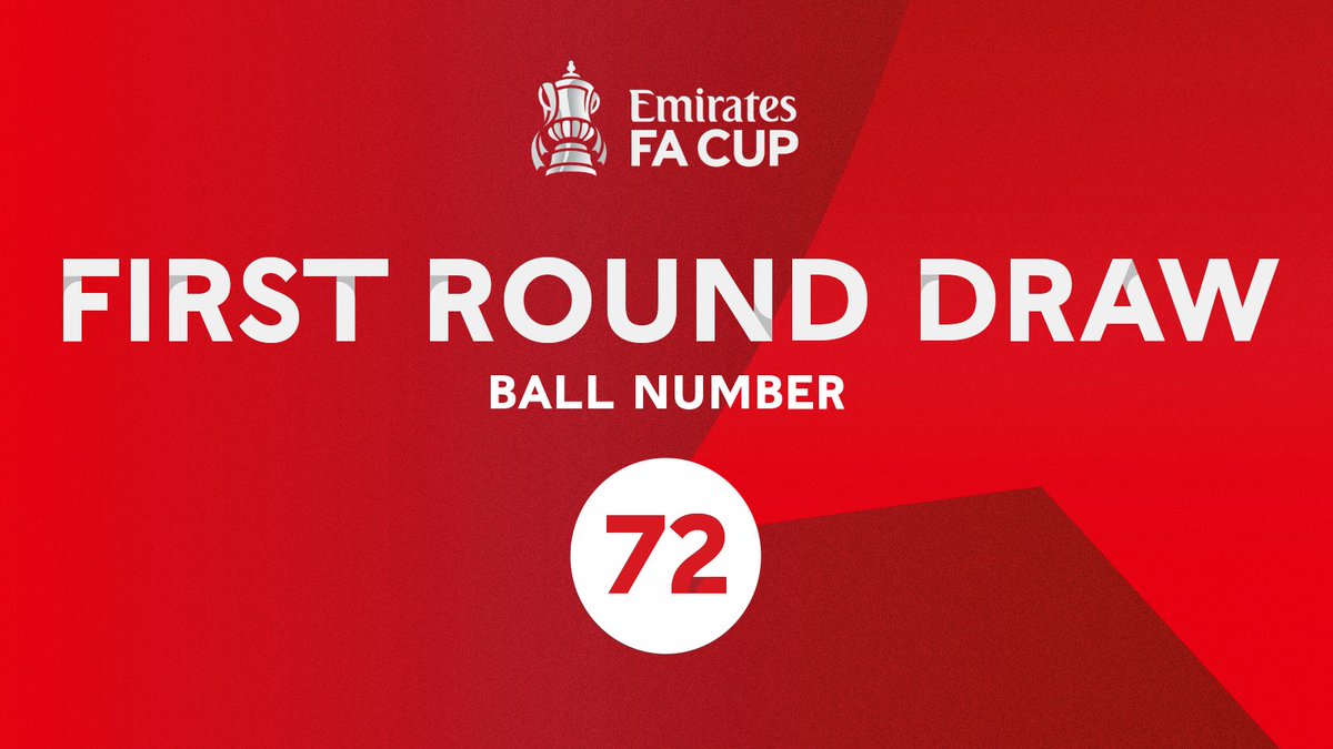 ebfc_official's tweet photo. FA CUP DRAW 🏆

The Sports will be ball number 7️⃣2️⃣ in tonight's @EmiratesFACup First Round draw!

It gets underway from 7pm on @BBCTwo! 

#EBFC 🔴⚫ https://t.co/Us6rlaJivm