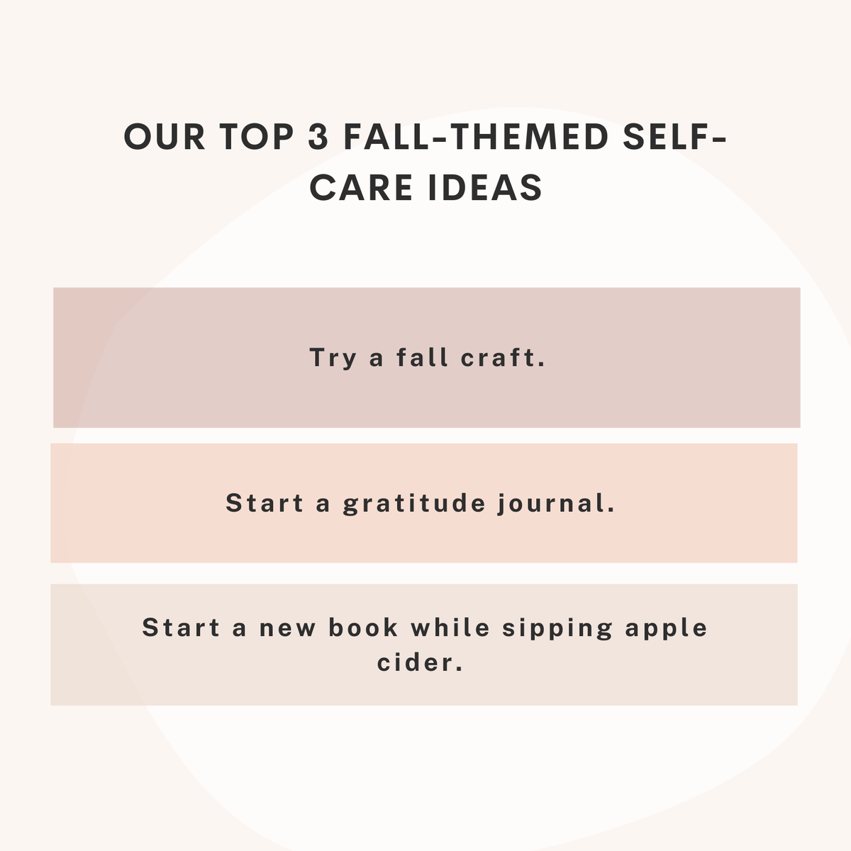 rivvly's tweet photo. If you feel like it's time to switch up, try our top 3 fall-themed self-care ideas.
#selfcare #wellness #workfromhomewellness #wfhwellness #selfcaretips #fall #fallthemed #fallactivities https://t.co/jGojeRnXrc