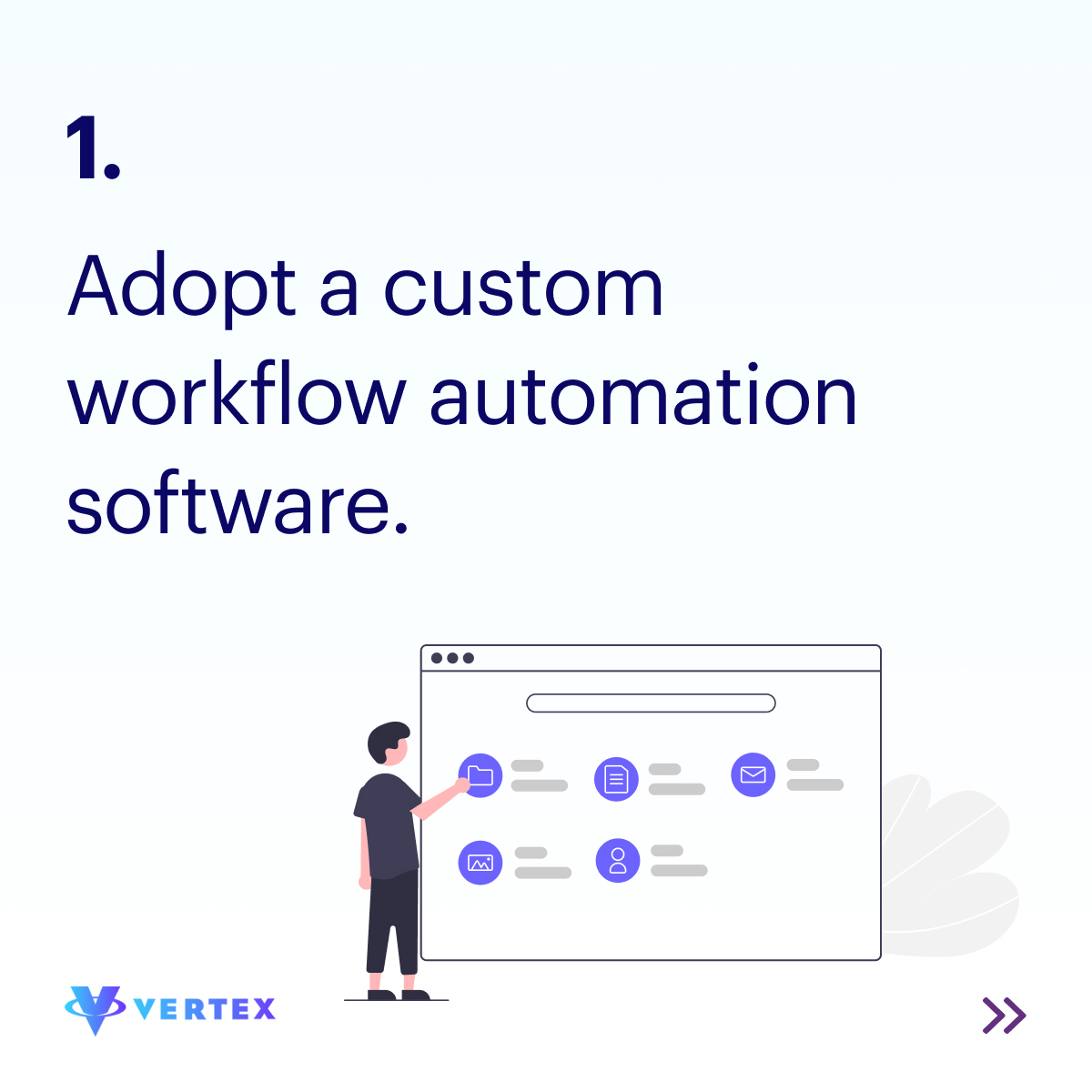 VertexSoftware's tweet image. How can businesses implement workflow automation? 

These workflow automation tips will take you one step closer to transforming your organization. 

#vertexinsights #workflowautomation #digitaltransformation #digitalautomation