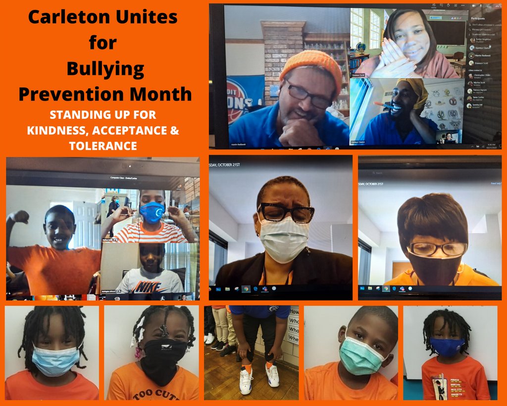 CarletonCougars's tweet image. Carleton students and staff proudly wore orange on Unity Day in honor of Bullying Prevention Month! We are committed to kindness, acceptance and tolerance! #CarletonRocks #ElevatingExpectationsforExcellence