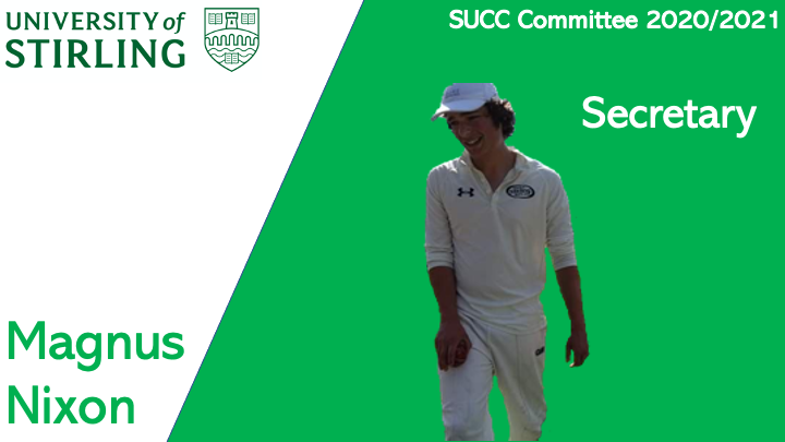 SUCC_'s tweet photo. Up next is the Secretary for 2020/2021, Magnus Nixon! https://t.co/e9MGgew9JU