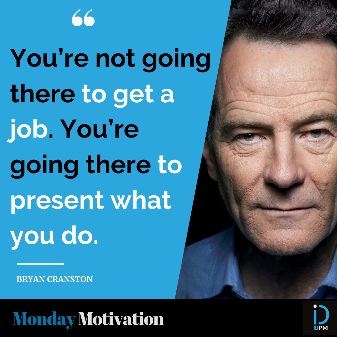IDPMagency's tweet photo. How do you approach auditions?
#actorslife #auditions #bryancranston #presentyourself #actingagency #castingdirectors #getmeonset https://t.co/UOSrnE9KVO