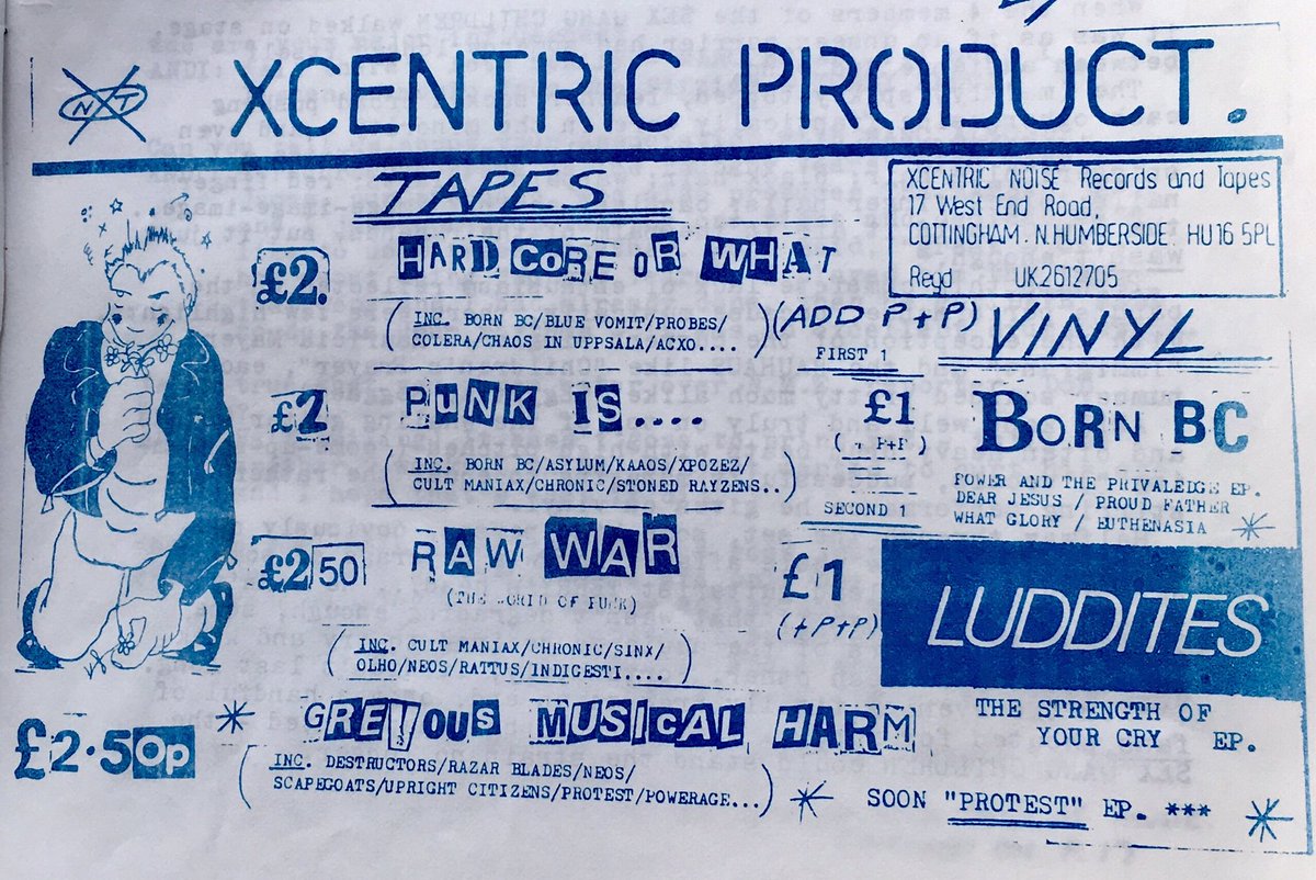 <a href="/TheDaliMale/">The Dali Male........ be kind❤️</a> Brilliant! Some classic tracks appeared in John’s Festive 50s. Thanks for sharing your Luddites disc. An excellent Xcentric Noise production. This advert from my fanzine mentions the EP too. <a href="/Tommophoto/">Tommophoto</a>