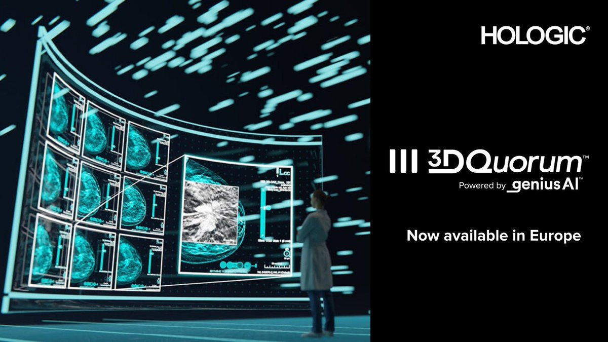 Our 3DQuorum™ Imaging Technology, Powered by Genius AI™, is now available in Europe. We believe this innovation can help address the screening backlog caused by the #COVID-19 pandemic by streamlining breast imaging reading process  3dimensionsmammography.eu/3dquorum #radiology