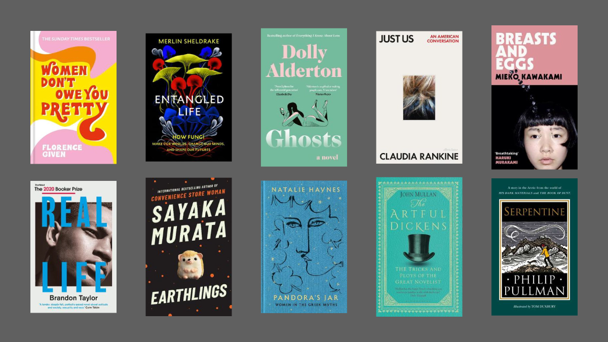 Foyles's tweet photo. Happy Monday! Here are the Charing Cross Road’s top ten bestsellers 🎇📚
#FlorenceGiven
@MerlinSheldrake
@dollyalderton
#ClaudiaRankine
@mieko_kawakami
@blgtylr
@sayakamurata
@officialnhaynes
#JohnMullan
@PhilipPullman https://t.co/SRzynUO0Ur