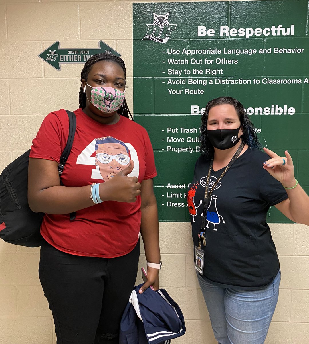 dutchforkhigh's tweet photo. Happy Monday, Silver Foxes! Make it a great day!  The choice is always yours. #prideIn5 #foxPride #respectful #responsible #reputable https://t.co/Ypm68ZxsSO