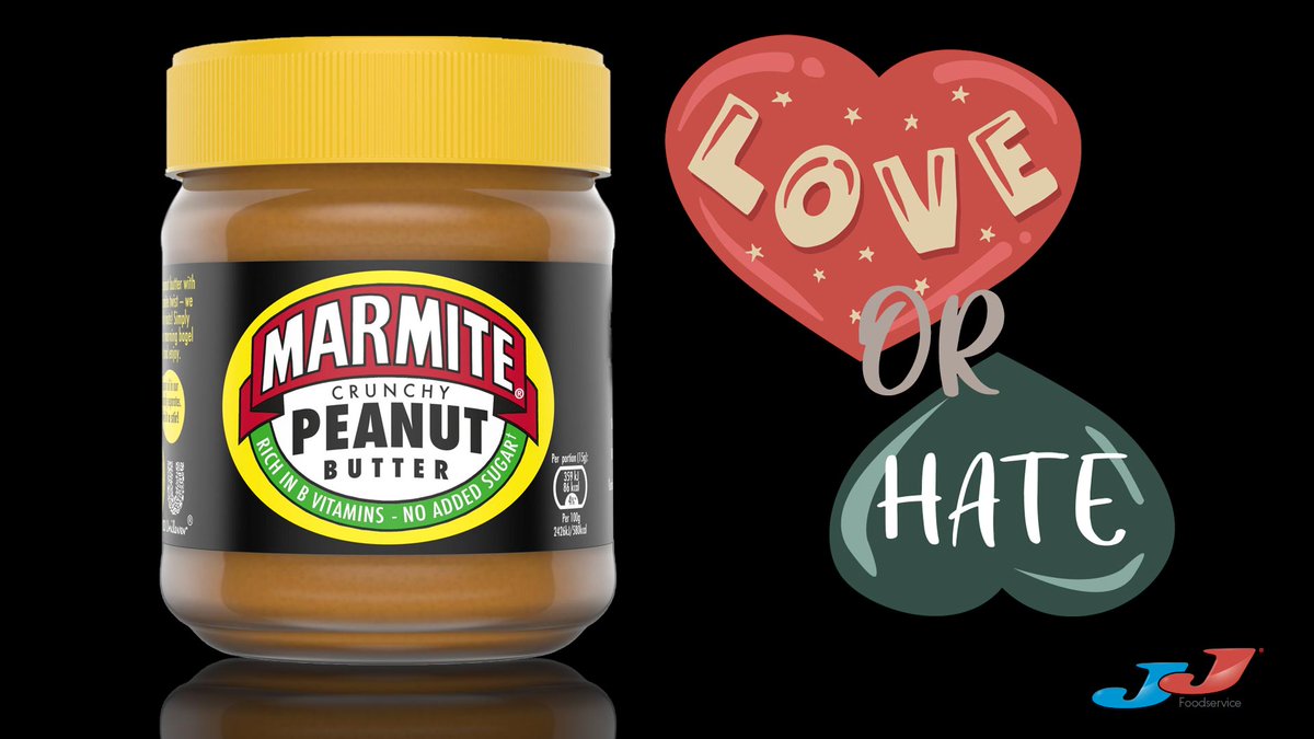 jjfoodservice's tweet photo. GIVEAWAY ALERT! If you 'Like' this tweet and take this Love or Hate survey – we'll give you a FREE jar! (collection only, T&amp;C Apply) #PeanutButter #Marmite #giveaway https://t.co/qtlVSMRzMj https://t.co/A7V1cbn1zw