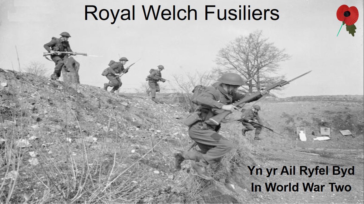 RWFMuseum's tweet photo. @WelshMuseums @WelshMuseumsFed #HistoricHalfTerm @WGCulture #walesinlockdown #WW2 #rememberingww2 @HeritageFundCYM
Royal Welch Fusiliers in WW2. Watch our film to learn where they were and what they did!
https://t.co/paQd0uOgjD https://t.co/KoE21DyHo1