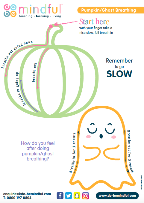 DoBeLou's tweet photo. A little #Halloween Breathing Practice for your children/learners. Please just dm if you'd like the pdf version.

#mindfulness #calm #breathingtogether #recovery #nurture #pumpkinbreathing #ghostbreathing https://t.co/XeOpQvKlJJ