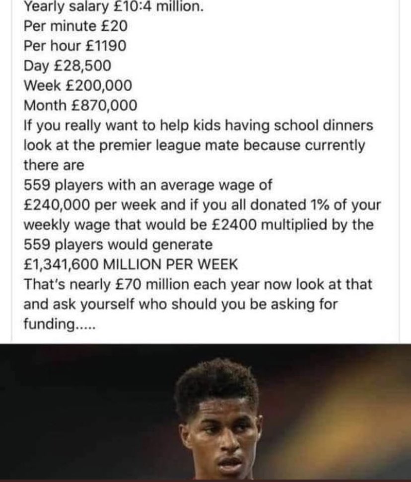 Lenny_NFFC's tweet photo. Marcus Rashford do one ! It’s over eating that’s the problem https://t.co/uPNTKqjoOn