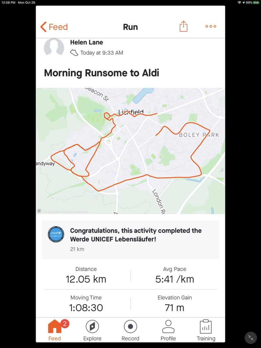 RunHelenLane's tweet image. Run then shopping at Aldi’s. #Runsome #runstreak day 87.