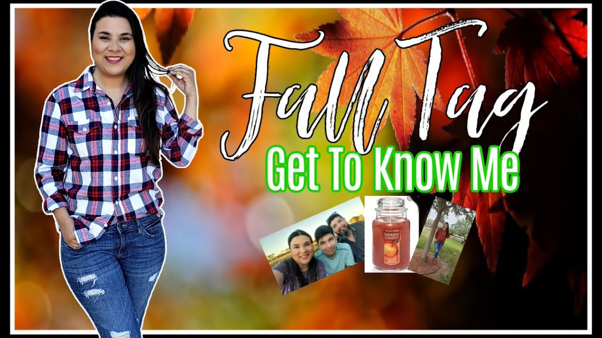 Happy Monday friends! Time for a majorly awesome Fall Tag! Come on by my channel and get to knkw me a bit more! let's be friends! 
youtu.be/6hq_Gqy8KTI
.
.
#fall #YouTube #vlog #YouTubers
