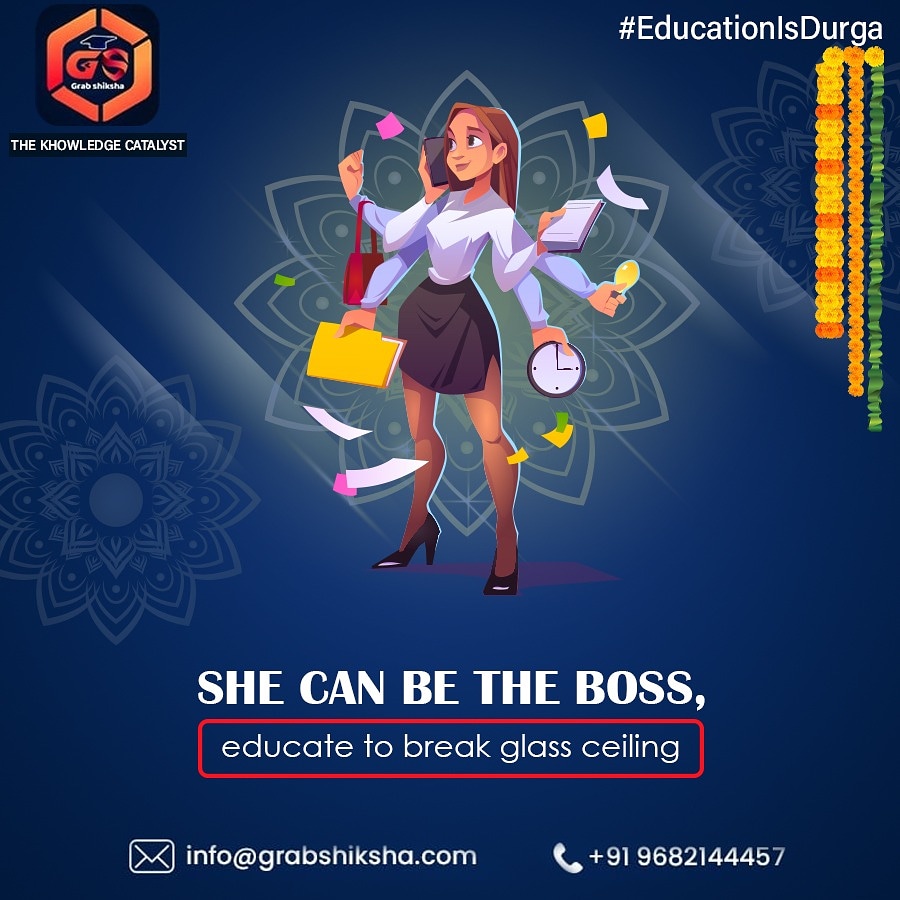 GrabShiksha's tweet photo. Let her take the place she can. Hurdles can be removed by education.  #EducationIsDurga #DayOfTheGirl #DurgaPuja2020 https://t.co/sfqosDgah9