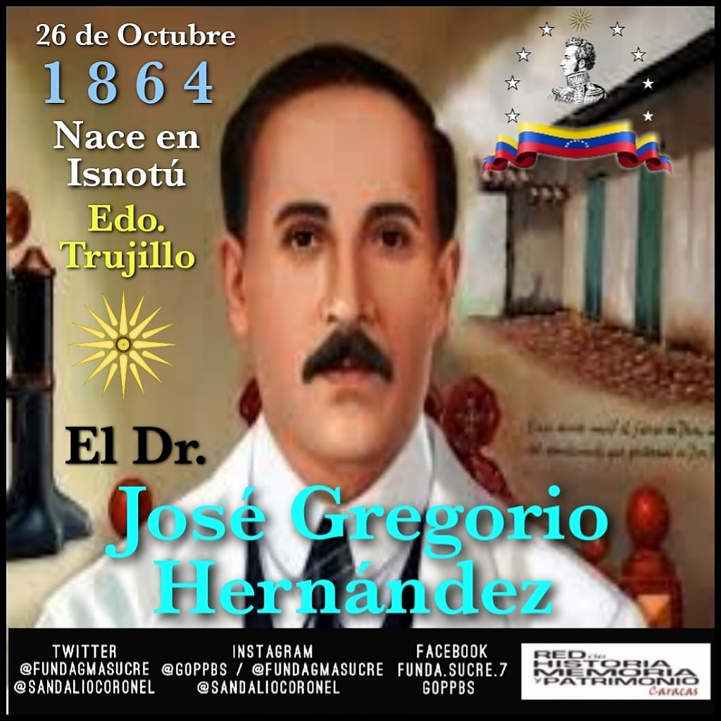 Fundación Sucre Biblioteca. José Gregorio Hernández fue un médico venezolano, a quien se le atribuyen dotes de santidad, actualmente es venerado por conceder favores y milagros,...
instagram.com/p/CGznZfmBsW4/…
#Venezuela #Caracas #Efemérides #biblioteca #historia #fanb #quédateencasa