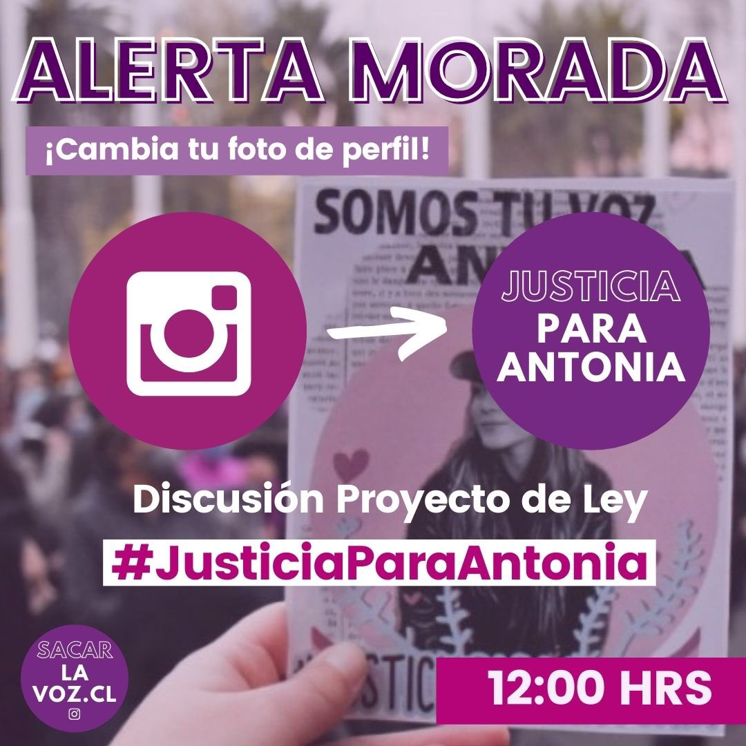 viviana_nuvi's tweet photo. Hoy se discutirá en la Comisión de Seguridad de la Cámara de Diputados el proyecto de Ley Justicia para Antonia, Sin Consentimiento Es Violación. Por eso necesitamos de tu apoyo, soy parte de la Agrupación @SacarLaVoz_cl , síguenos en Redes Sociales.
#JusticiaParaAntonia https://t.co/9h1bmoLDy4