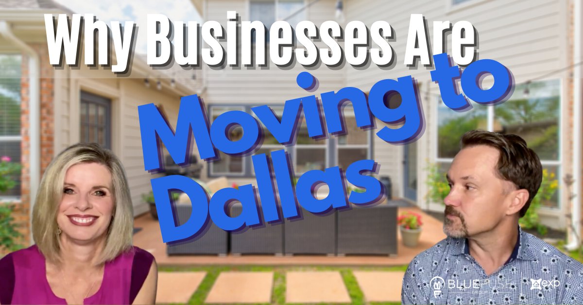 BlueFuseRealty's tweet photo. People are moving, but why are so many Businesses moving to Dallas Texas. https://t.co/HAIBS7iLf0

#RealEstate #MovingToDallasTX #LivingInDallasTX #EXPRealty #dallasrealestate #dfwrealestate #realtor https://t.co/Y7az76mZ9Z