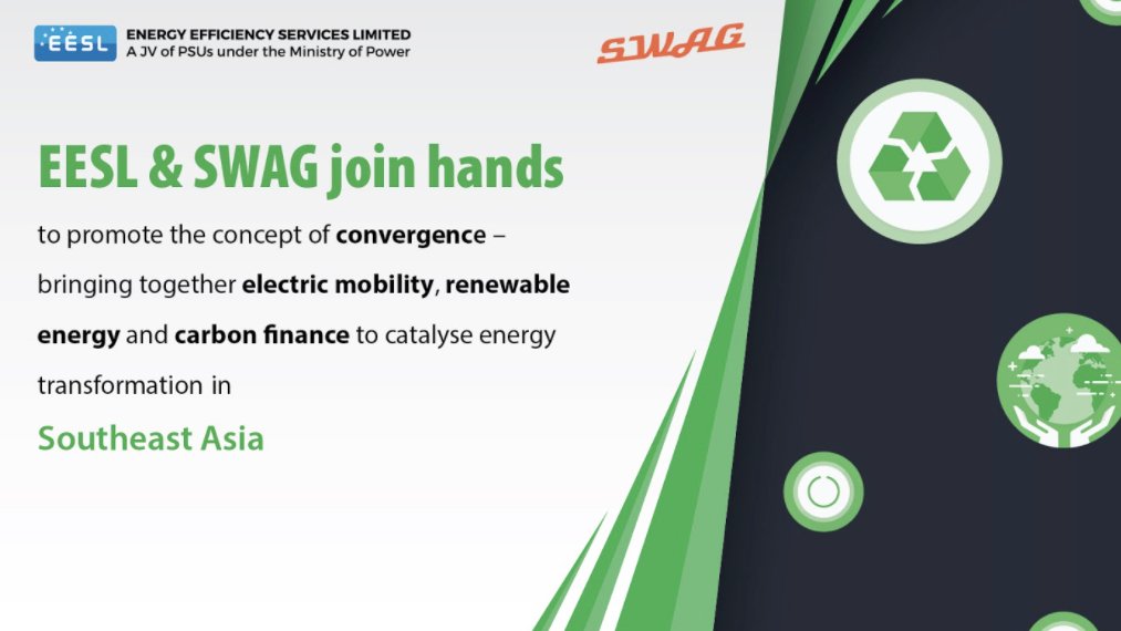 southpoleglobal's tweet photo. Q: What is the next best thing happening in #emobility in Asia? 

A: A new project in Thailand where electric motorbikes with switchable batteries charged using solar panels (and earning #carboncredits) are driving a #lowcarbon future! @EESL_India #SWAGEV

https://t.co/5BHyZRLhM5 https://t.co/Mqw5Hq9Wzi